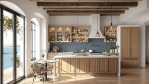 Coastal and Mediterranean color palettes that transform any kitchen