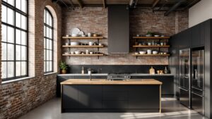 Loft kitchen design ideas inspired by warehouse living