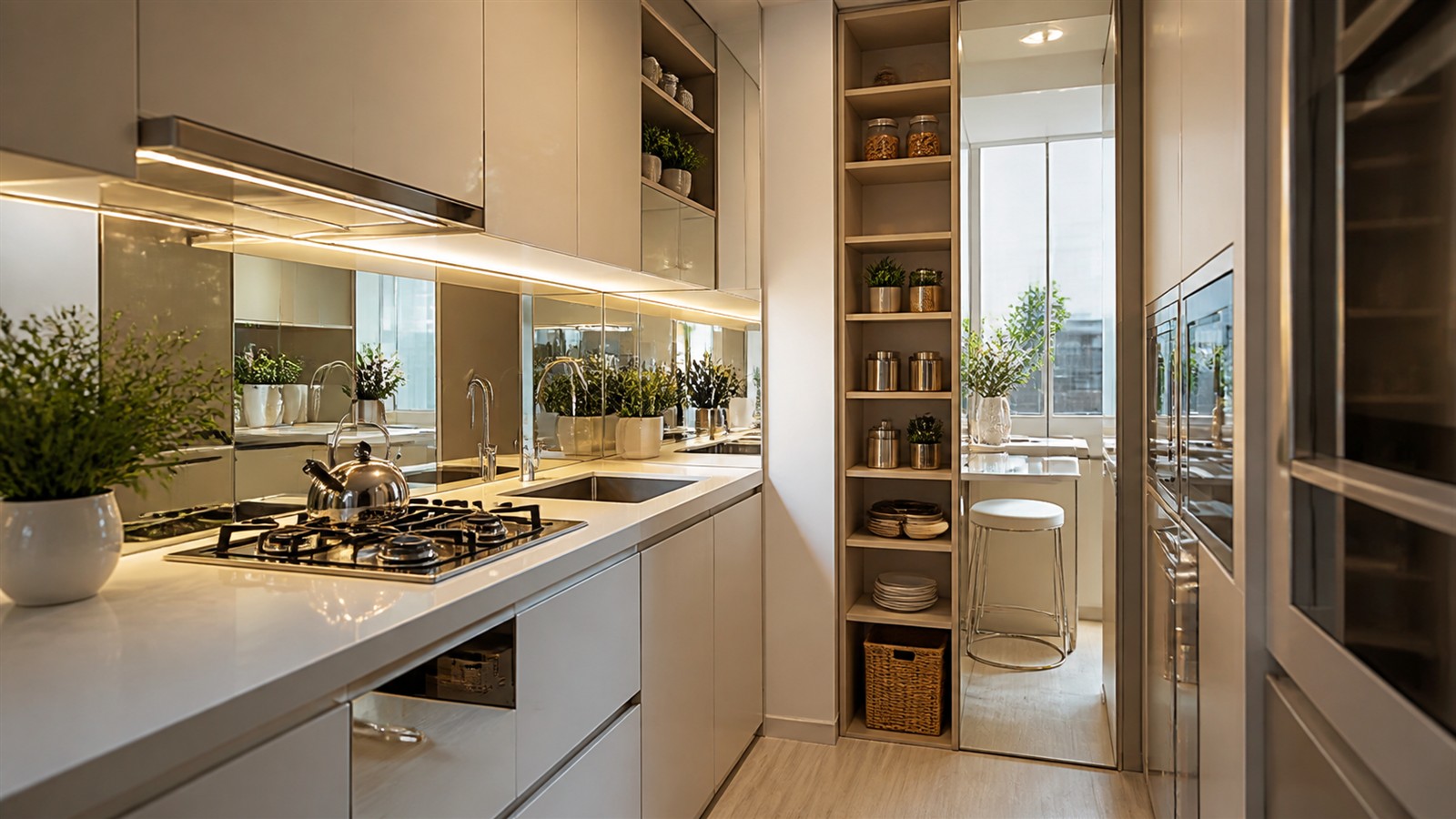 Clever Design Tricks to Make a Tiny Kitchen Feel Twice the Size