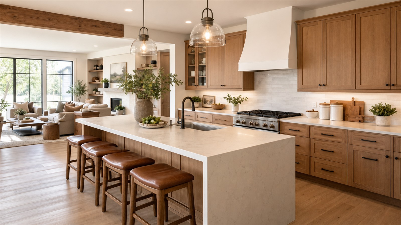 Modern Open-Concept Kitchen Ideas for Seamless Family Living