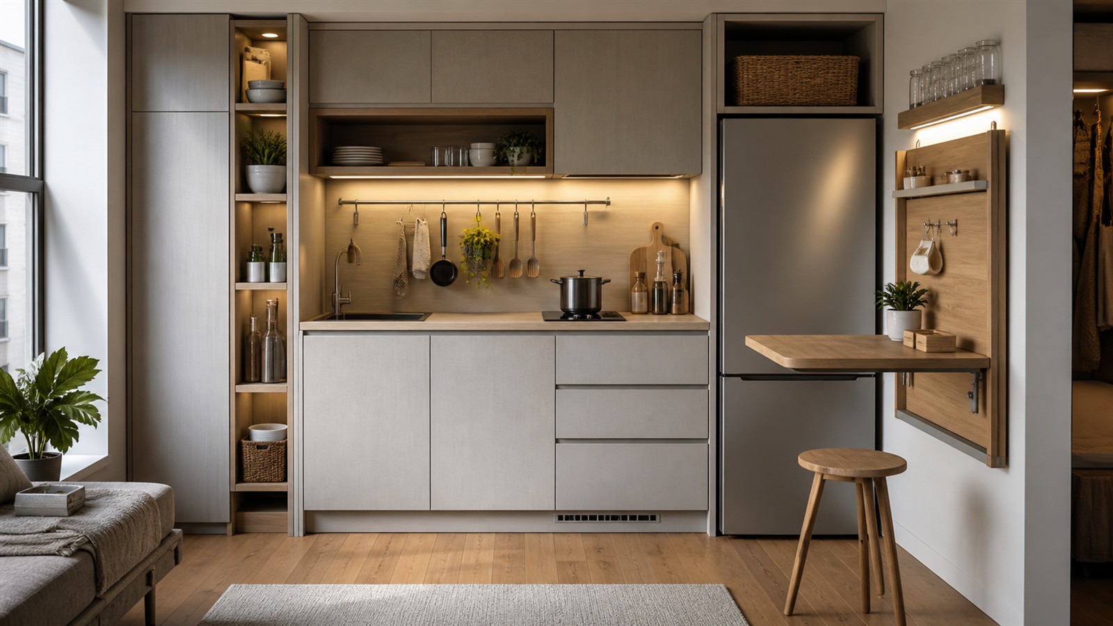 Genius Tiny Kitchen Layout Ideas for Apartments and Studios